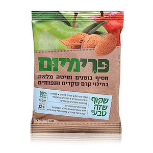 פרימיום - חטיף בוטנים במילוי קרם שקדים תפוח- שקוף 30 גרם