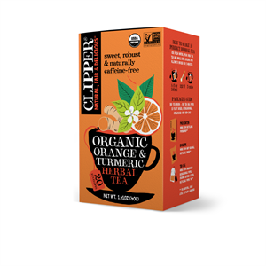 תה צמחים אורגני תפוז וכורכום – קליפר